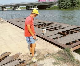 Collettore, pontile quasi pronto