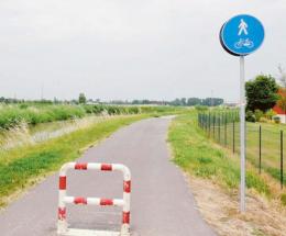 Ultimi ritocchi per la pista ciclabile