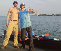 In canoa sul Po fino alla foce