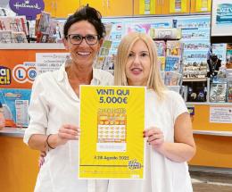 Gratta e vince ben 5mila euro 