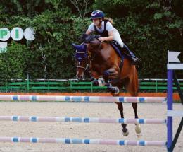 Emily porta Badia al galoppo