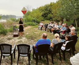La golena diventa palco sul Po