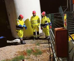 La Protezione civile al lavoro 