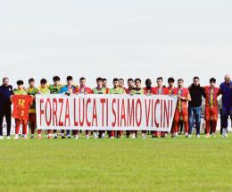 “Forza Luca, non mollare mai”