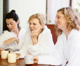Amiche di scuola in una Spa