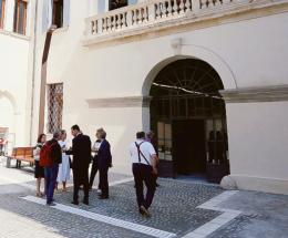 Il tavolo con le autorità al Cur