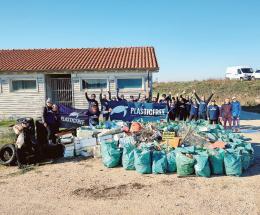 Una tonnellata di rifiuti in meno