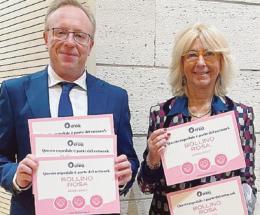 Bollini rosa per gli ospedali veneziani
