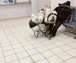 La stazione è il regno dei clochard