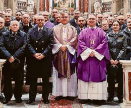 La messa per i finanzieri 