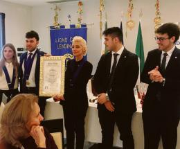 Scambio di auguri al Lions