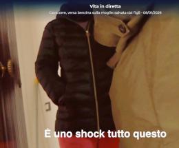 Prova a darle fuoco, lei non denuncia il marito