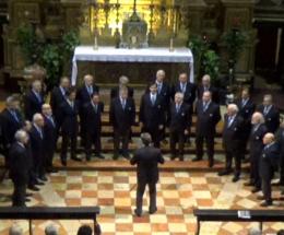 Il coro Monte Pasubio canta per gli ospiti dell&rsquo;Iras