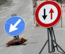 Viabilit&agrave; modificata nel ponte