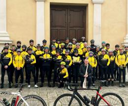 Cicloraduno al via
