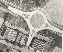 Rotatoria in Romea, via ai lavori