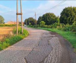 Via Boalto, intervento massiccio