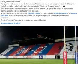 Battaglini profanato, per scherzo