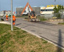 Le asfaltature entrano nel vivo