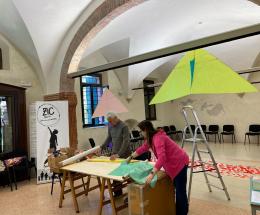 Un laboratorio per costruire un aquilone 