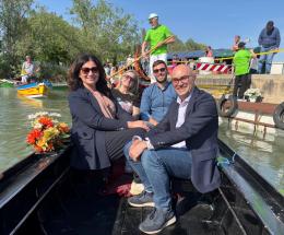 In gondola sul Canalbianco