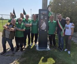 Una targa per il grande Eraldo Mancin