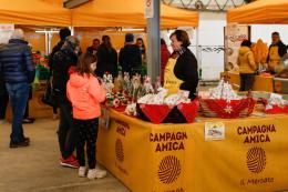 La bella iniziativa al mercato coperto di Campagna Amica