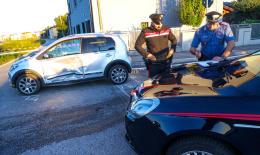 Incidente, ferito e strada chiusa
