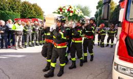 L'addio dei pompieri