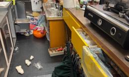 Devastato il centro per i diversamente abili