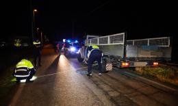 Strada chiusa e anziano soccorso