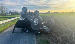 Si ribalta in strada