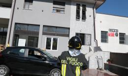 Principio d'incendio e allarme, ci pensano i pompieri