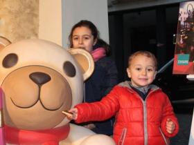 Mini Formella Teddy Natale Con Albero Thun Coniglietti Animali