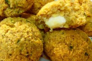 Quinoa, zucchine, stracchino polpette fritte e super golose