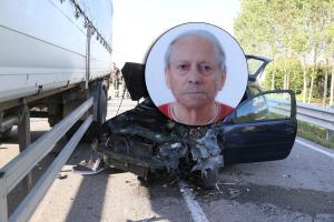 Tragedia sulla Regionale: si schianta e muore a 88 anni