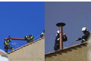 Tutto pronto per la fumata bianca