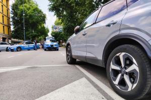 Pedone falciato: è salvo