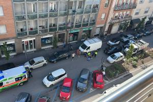 Pedone falciato in Corso del Popolo