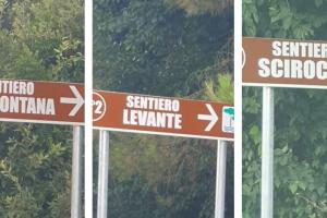 Porto Caleri, c’è la segnaletica