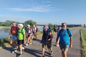 Sulle rive del Po, verso Roma