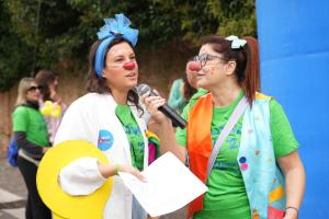 Una carovana di sorrisi alla Clown run