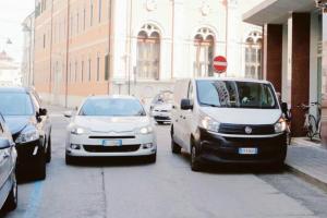 Piano del traffico in retromarcia