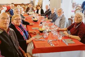 A cena insieme al professor Fausto Merchiori