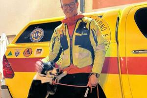 Scompare nel nulla, salvato dal cane