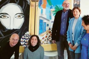 Un murale che muove il futuro