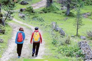 Il benessere a piedi nella natura