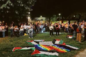 In 100 con una luce per Gaza