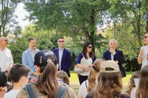 Studenti a lezione di bonifica