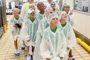 Bambini in visita all’Eurovo